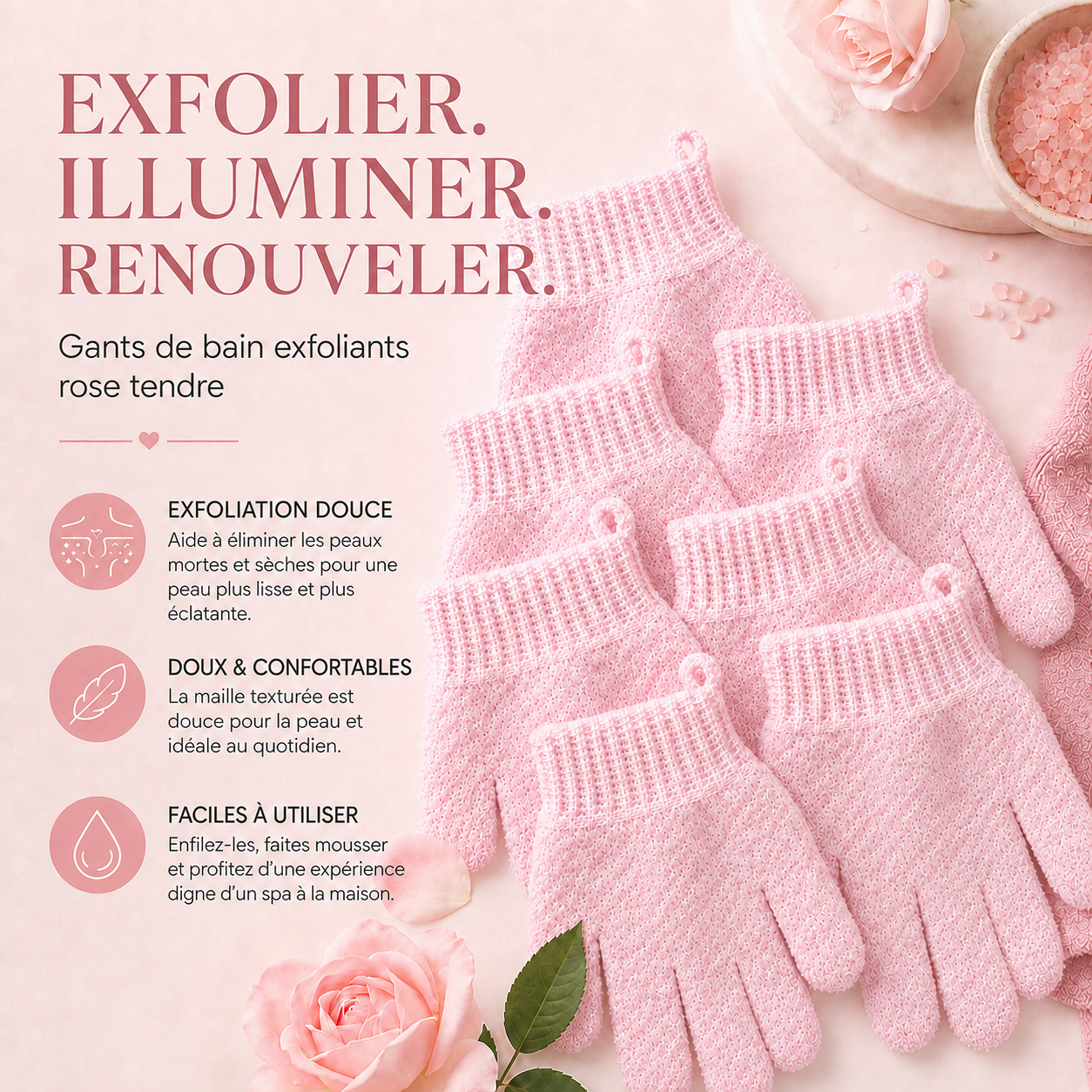 🌸Last Day 50% OFF💗Smooth-Skin Exfoliating Glove