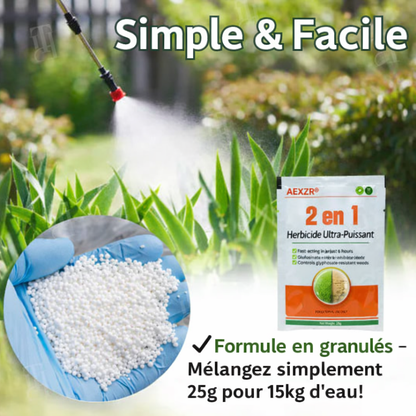 AEXZR® Herbicide 2-en-1 Ultra-Puissant