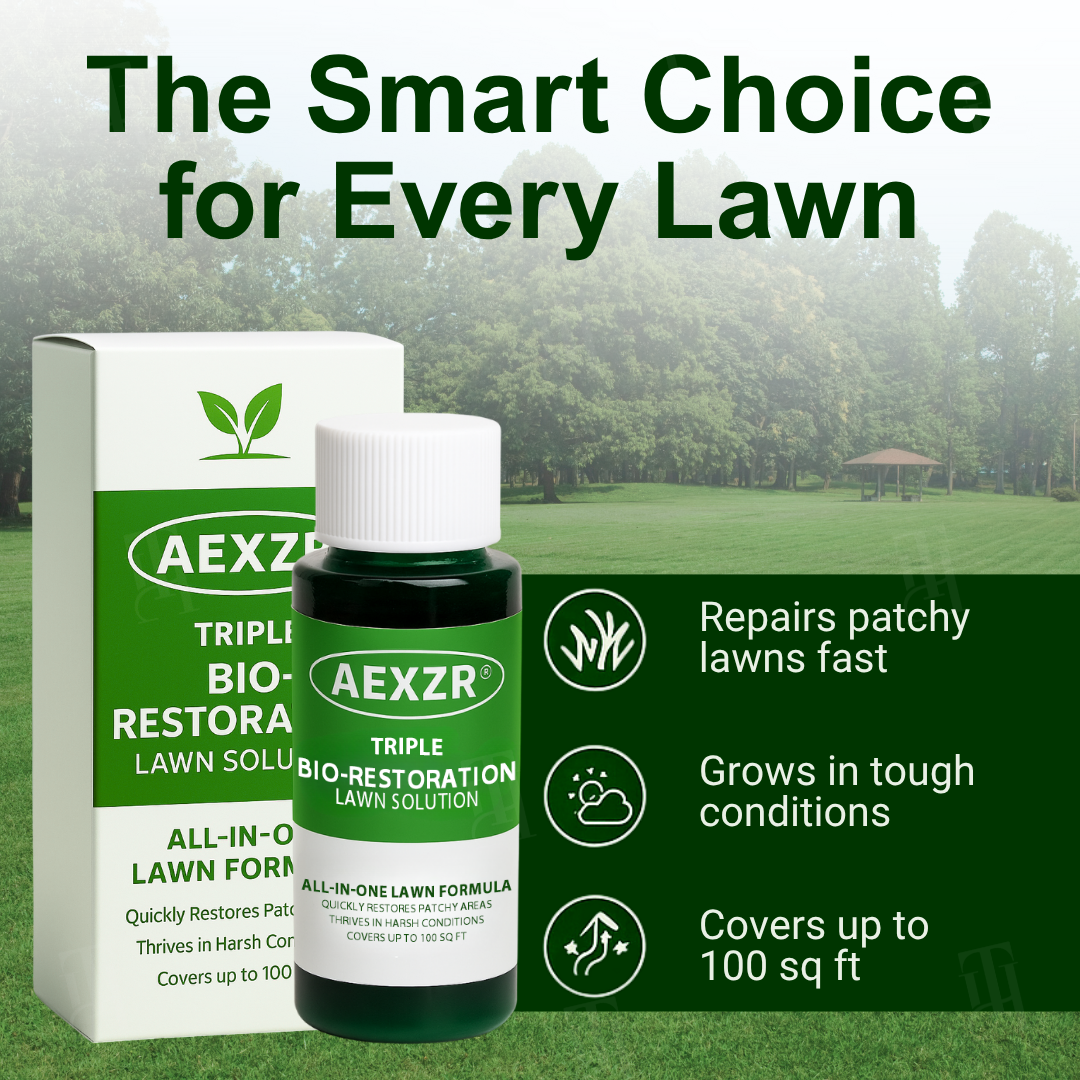⚡AEXZR® Solution de Bio-Restauration Triple pour Pelouse