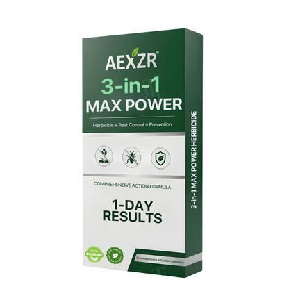 ⚡ Résultats visibles en 24h | 🐾 100% sûr pour enfants et animaux | Herbicide AEXZR® 3-en-1 Max Power