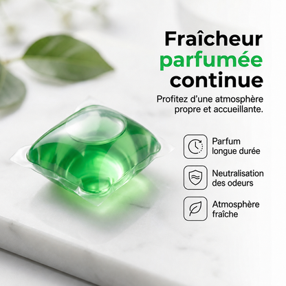 🏠💧 50 % DE RÉDUCTION ! Capsules anti-odeurs pour canalisations – Leur formule à base de bio-enzymes neutralise les odeurs à la source. Un parfum frais immédiat, sans produits chimiques agressifs. Dites adieu aux odeurs gênantes