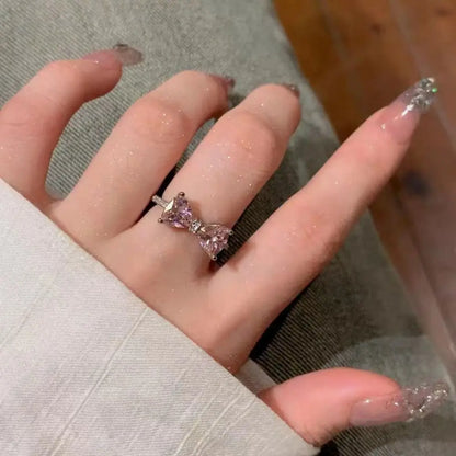 CZTICLE® Fashion Adjustable Bow Ring Jewelry