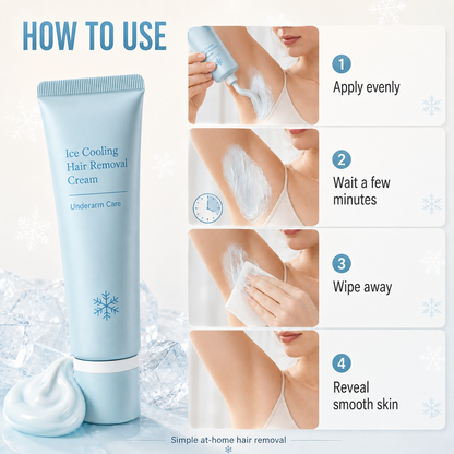 ⚡⚡⚡LAST 44 PCS LEFT!!! 🥳COUP DE CŒUR 2026🥳 Crème dépilatoire – Enrichie en huiles de rose et de lavande, niacinamide éclaircissante – Inhibe la repousse, pour une peau douce et lisse plus longtemps ! 💖💨